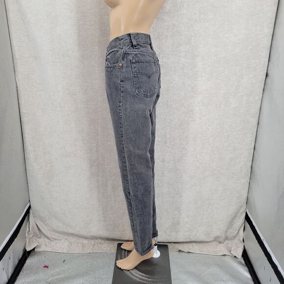 Levi's Vintage 501 Junoirs - Women's Grayish Black Button-Fly Jeans USA 90s - Picture 6 of 14